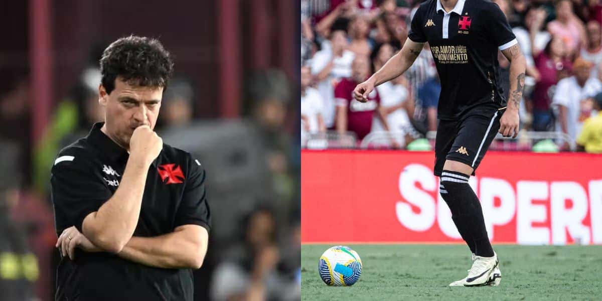 Diniz chora com 2 craques fora no Vasco (Reprodução: Luis ROBAYO)