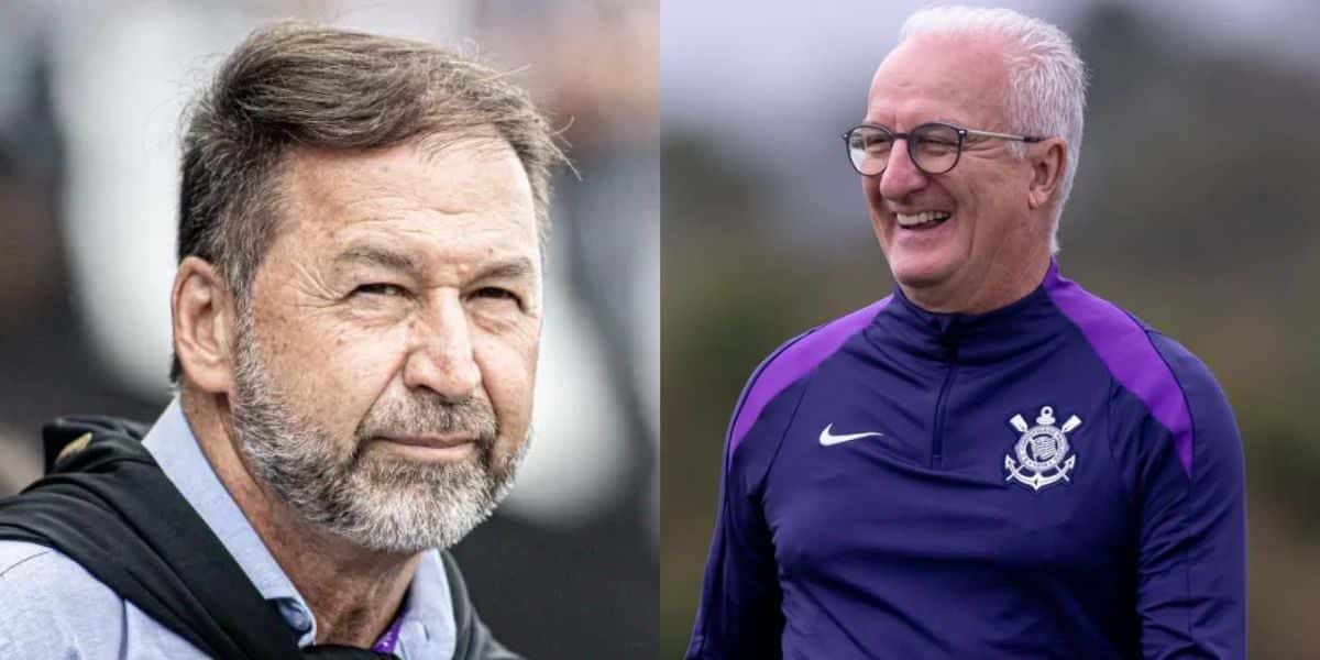 Augusto Melo e Dorival Jr no Corinthians (Reprodução: Rodrigo Coca)