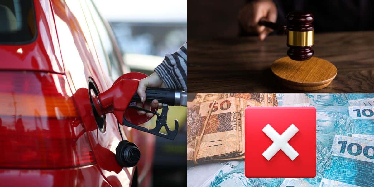 Lei com isenção na gasolina à lista de trabalhadores (Reprodução: Montagem TV Foco)