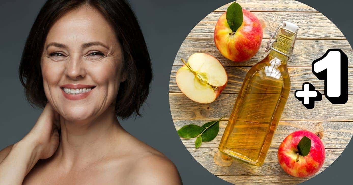 Mulher com rugas e vinagre (Foto: Reprodução / Canva / Montagem TV Foco)