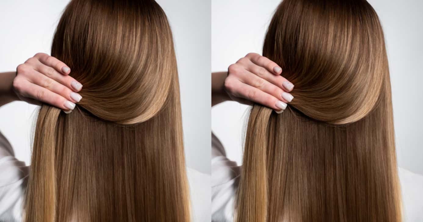 Progressiva feita em casa reduz volume sem danificar o cabelo - Foto: Montagem