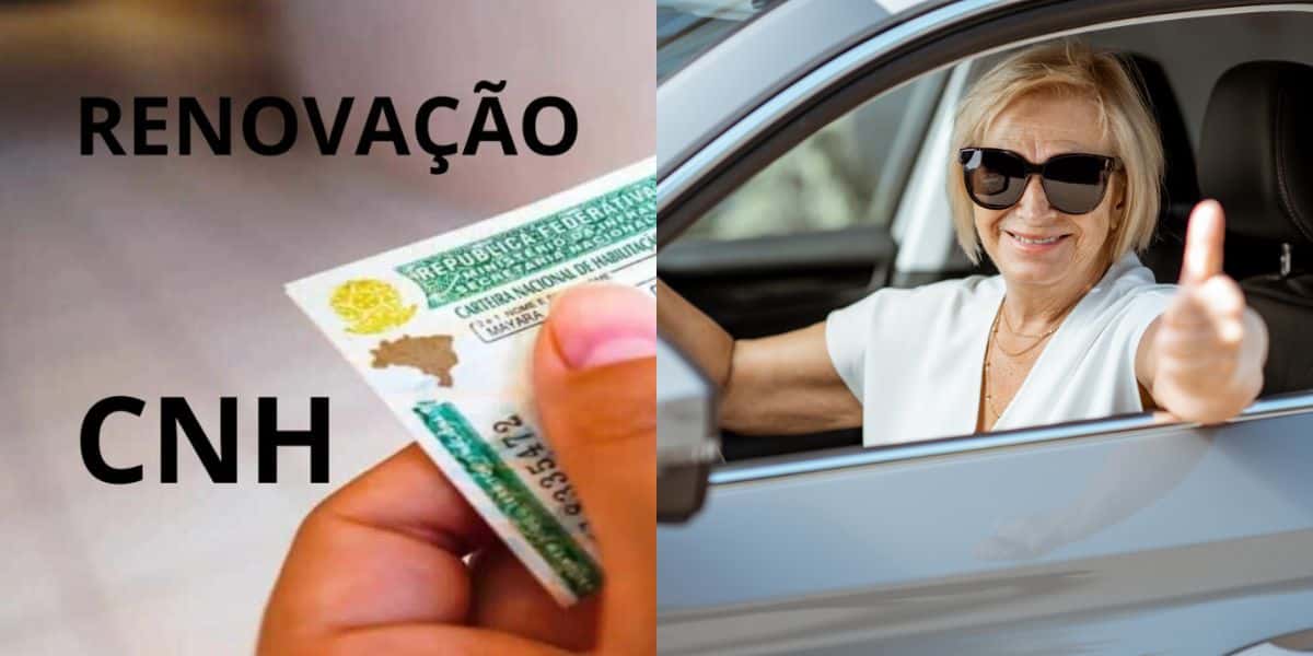 Projeto de Lei com novo prazo de renovação da CNH aos 55+ (Reprodução: Montagem TV Foco)
