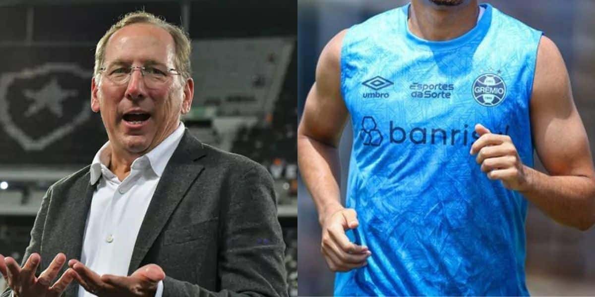 Textor libera Pix por craque do Grêmio ao Botafogo (Reprodução: Thiago Ribeiro)