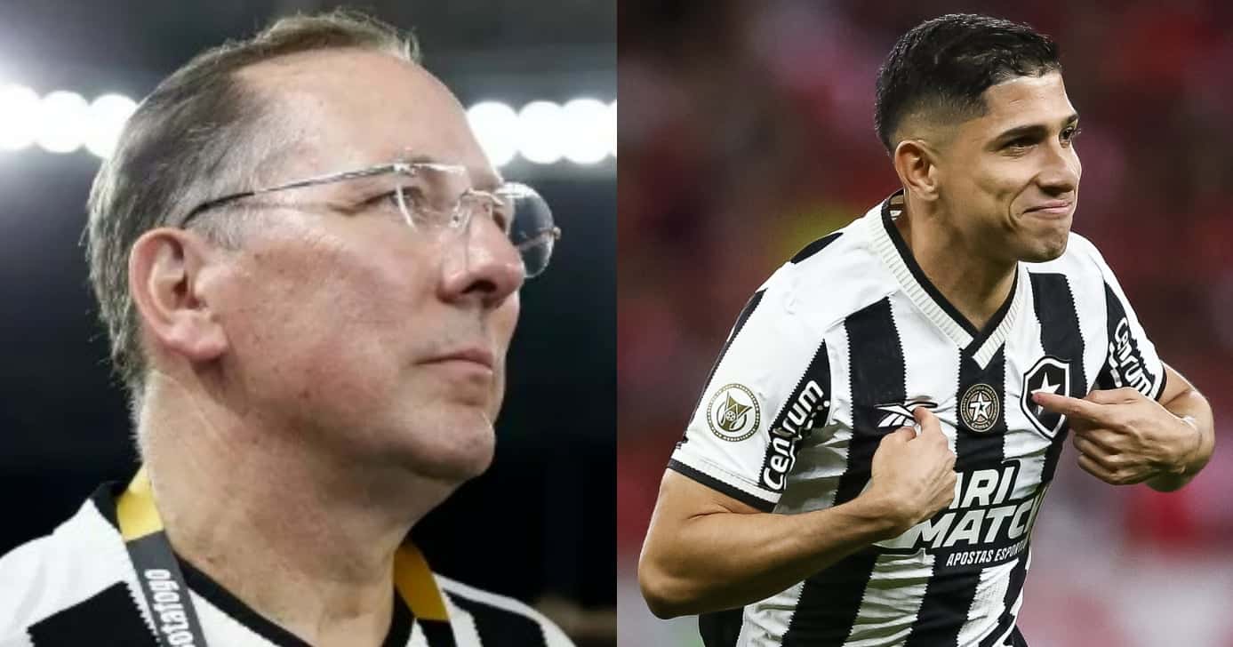 Textor sem Savarino e +2: saída confirmada no Botafogo (Foto: Reprodução/Montagem TV Foco)
