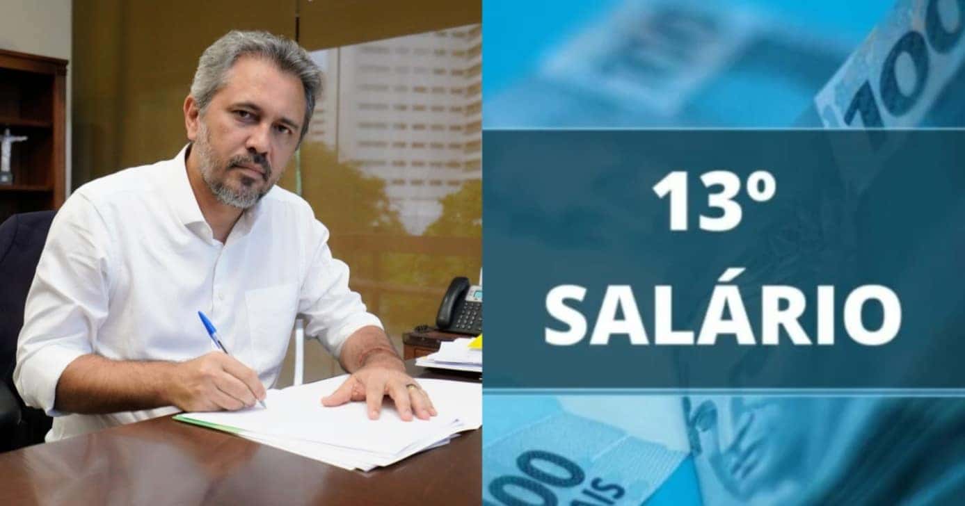 Elmano confirma antecipação do 13º salário no Ceará - Foto: Montagem