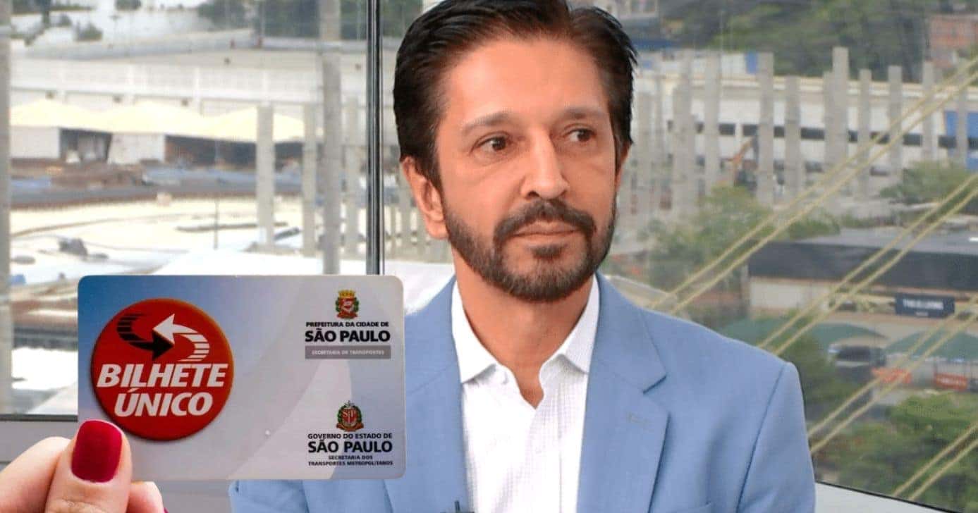 Bilhete Único e Ricardo Nunes (Fotos: Reproduções / Internet / Globo)