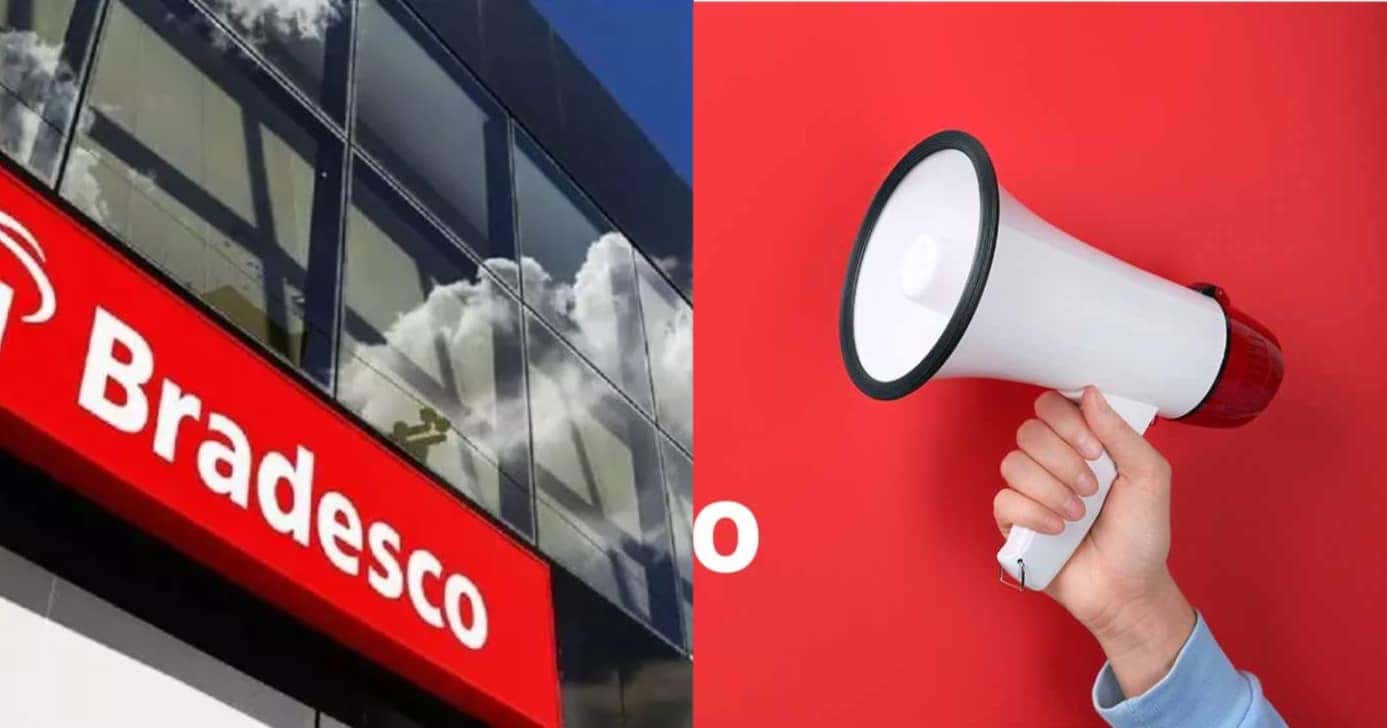 Aviso importante do Bradesco a clientes do Ceará - Foto: Montagem