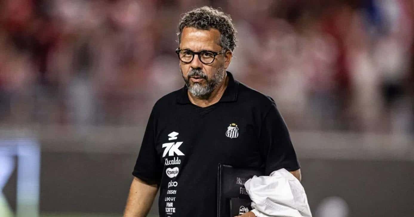 Cléber Xavier atuando pelo Santos (Foto: Reprodução/Internet)