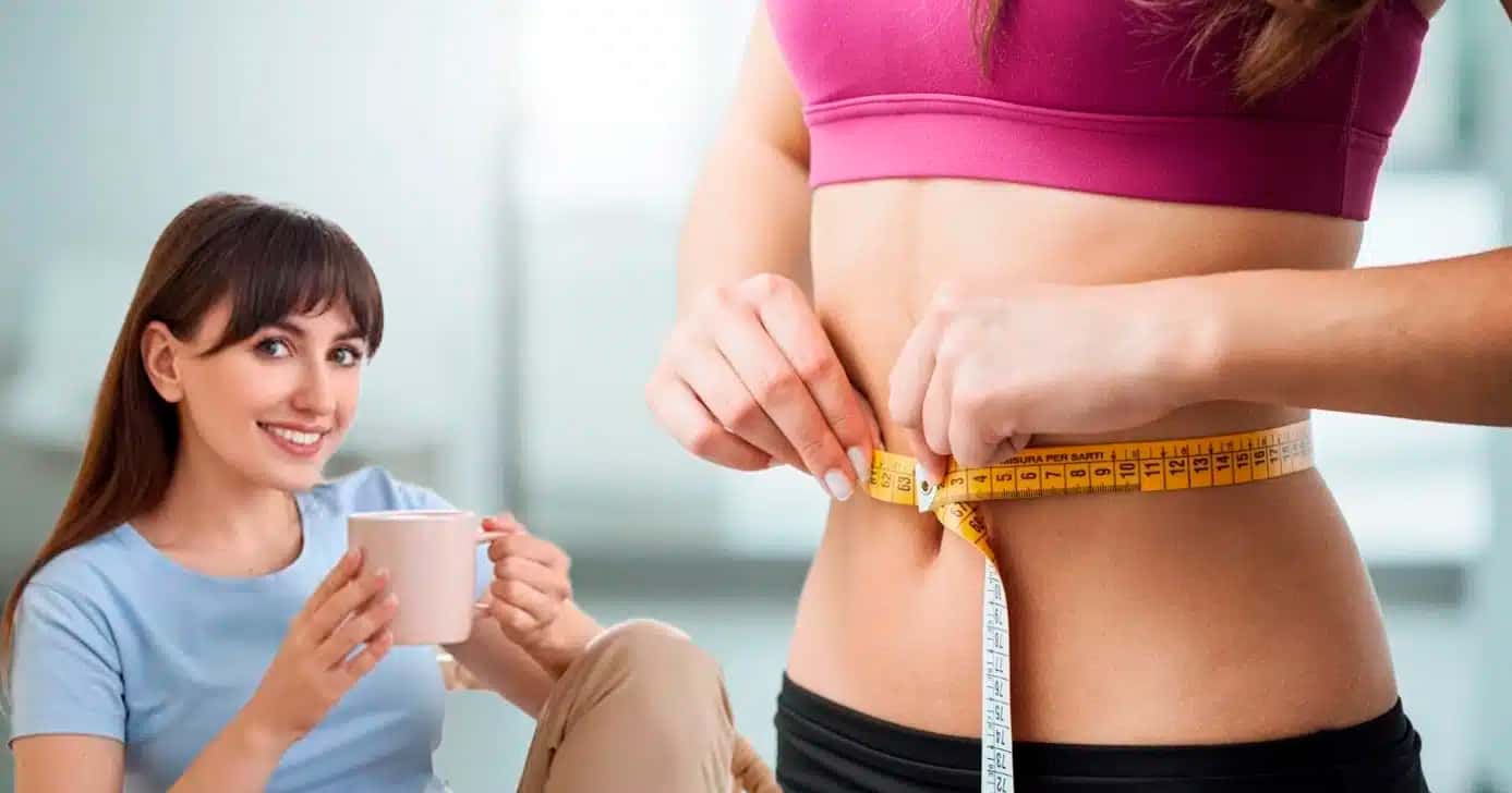 Mulher tomando café - Gordura na barriga (Foto: Reprodução)