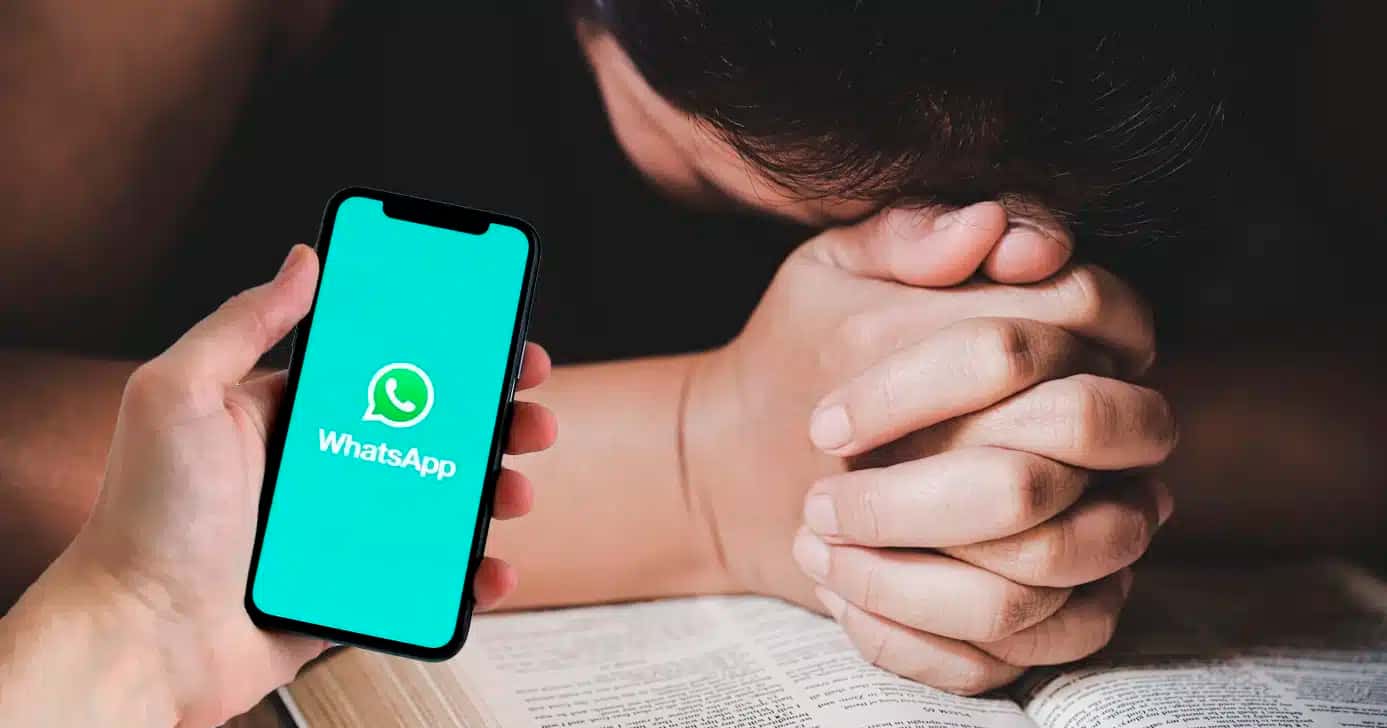 Oração da madrugada viraliza no WhatsApp (Foto: Reprodução)