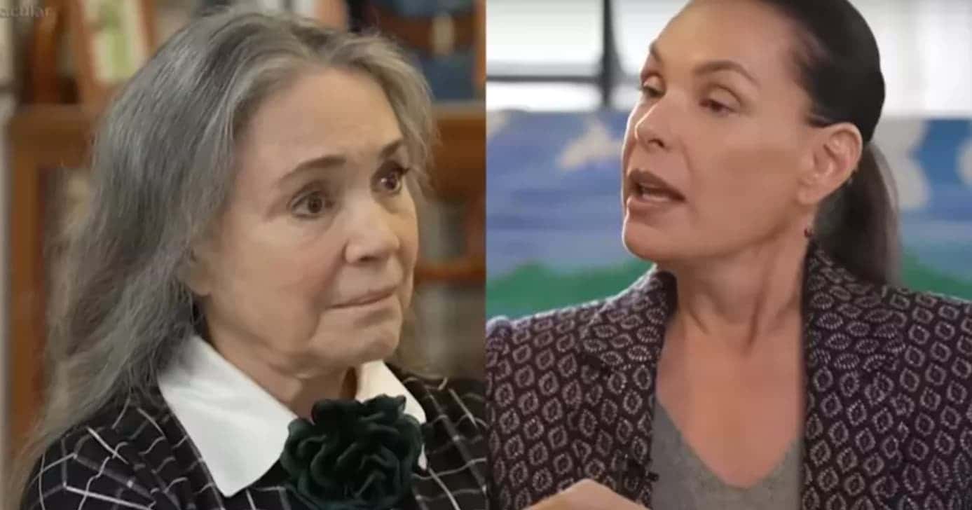 Carolina Ferraz joga na cara de Regina Duarte o que ela fez em acerto de contas - Foto: Montagem