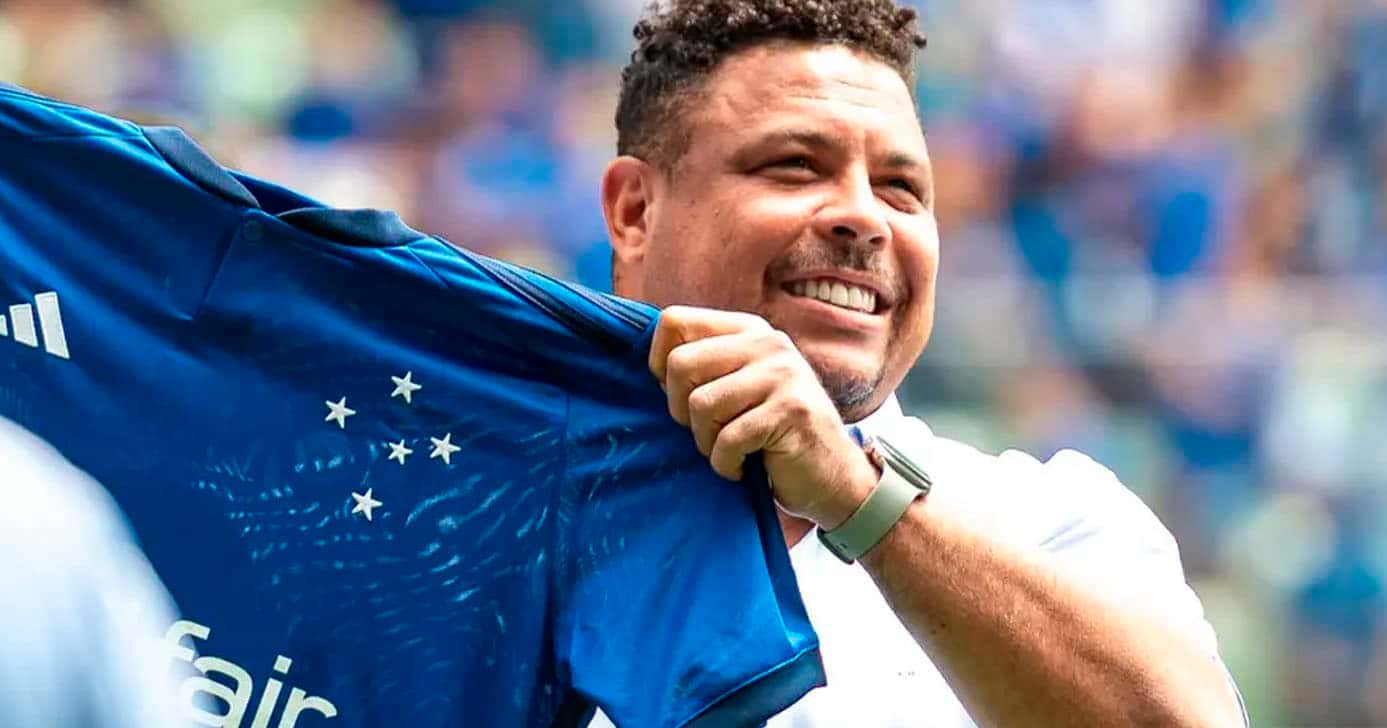 Ronaldo na época no Cruzeiro (Foto: Reprodução)