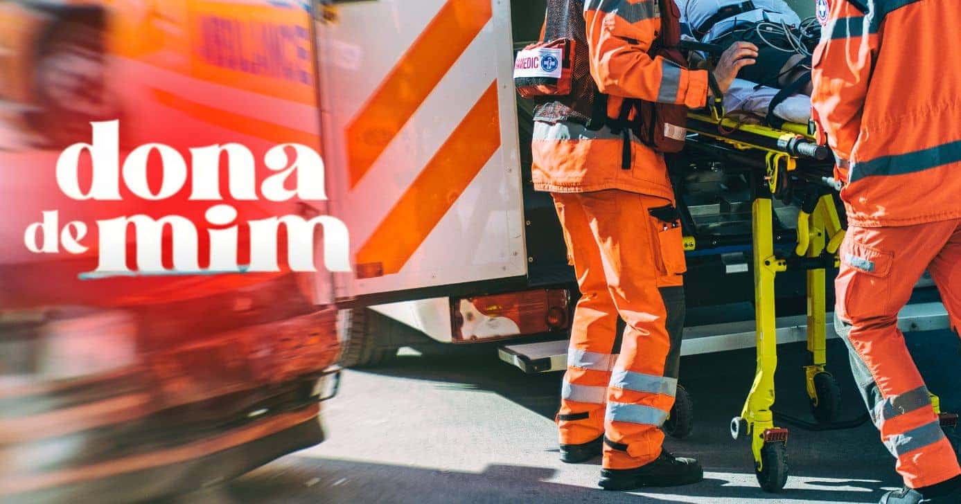 Acidente em Dona de Mim (Foto: Reprodução / Globo / Montagem TV Foco)