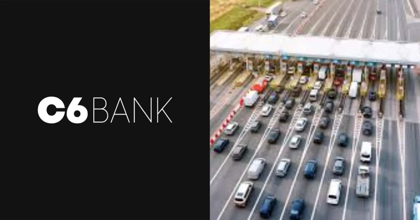 Clientes C6 Bank estão se livrando dos pedágios com novo benefício - Foto: Montagem