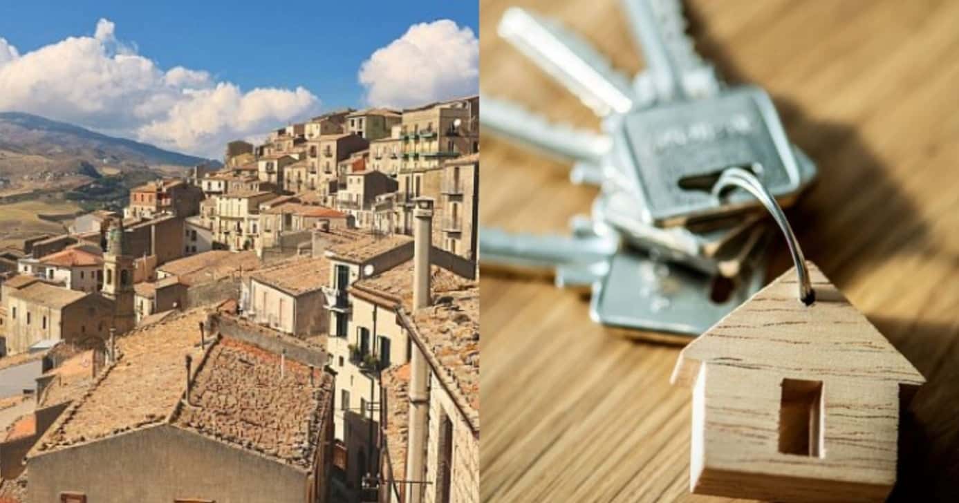 Essa cidade está oferecendo casa para morar lá e atraindo brasileiros - Foto: Montagem