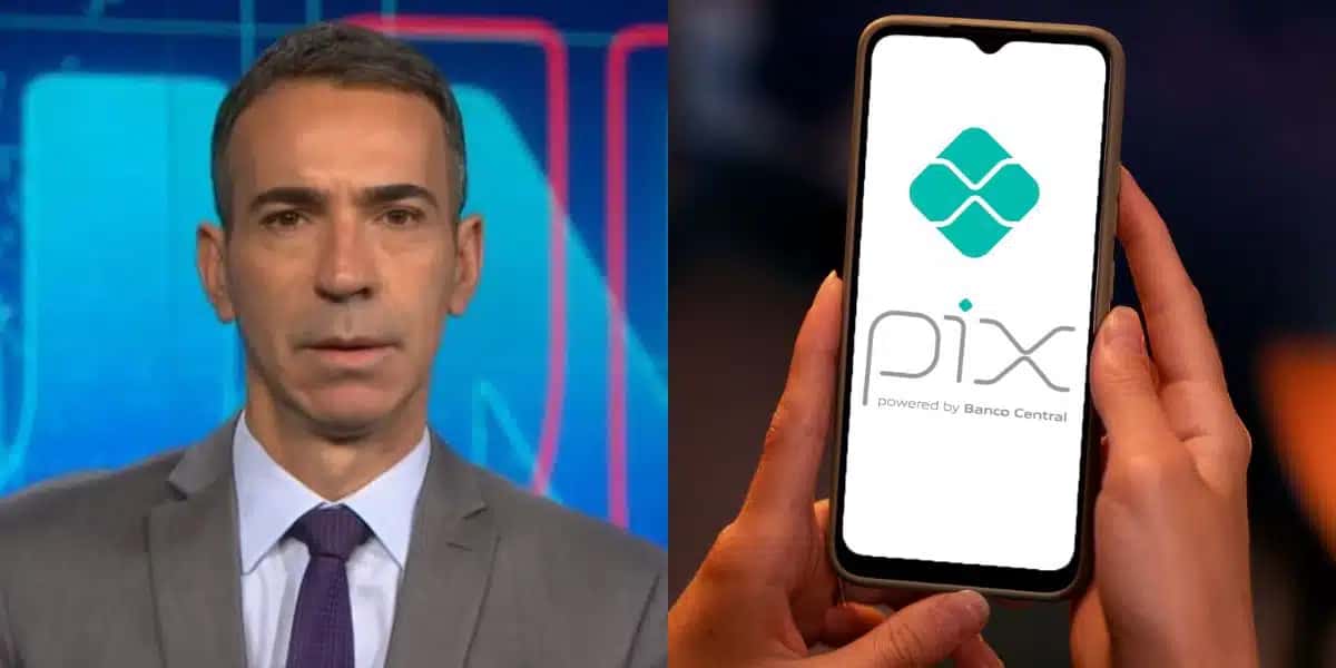 César Tralli deu notícia no Jornal Nacional (Foto: TV Globo)