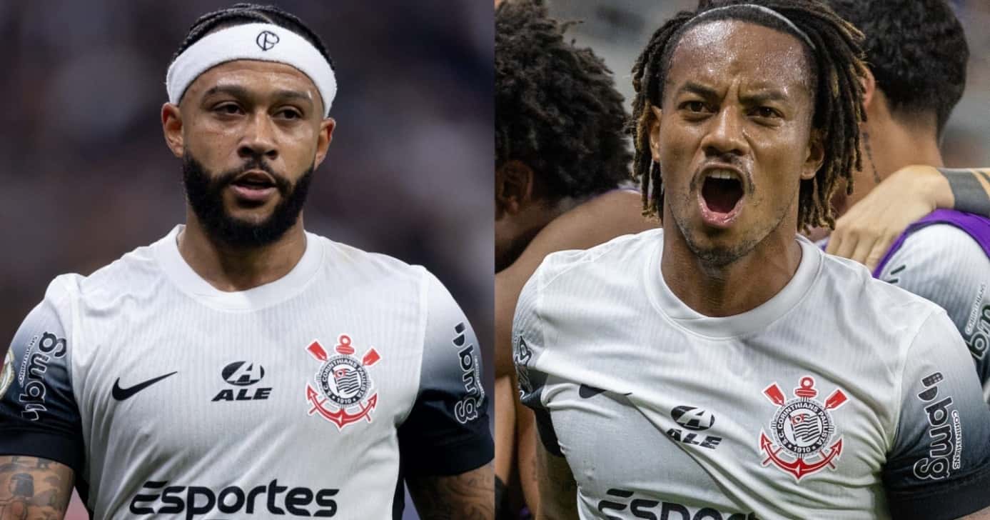 Corinthians antecipa saída de Depay e Carrillo após 9 meses - Montagem / TV FOCO