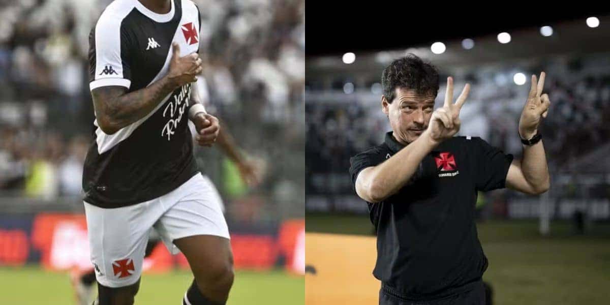Diniz vibra com 2 retornos ao Vasco (Reprodução: Jorge Rodrigues)