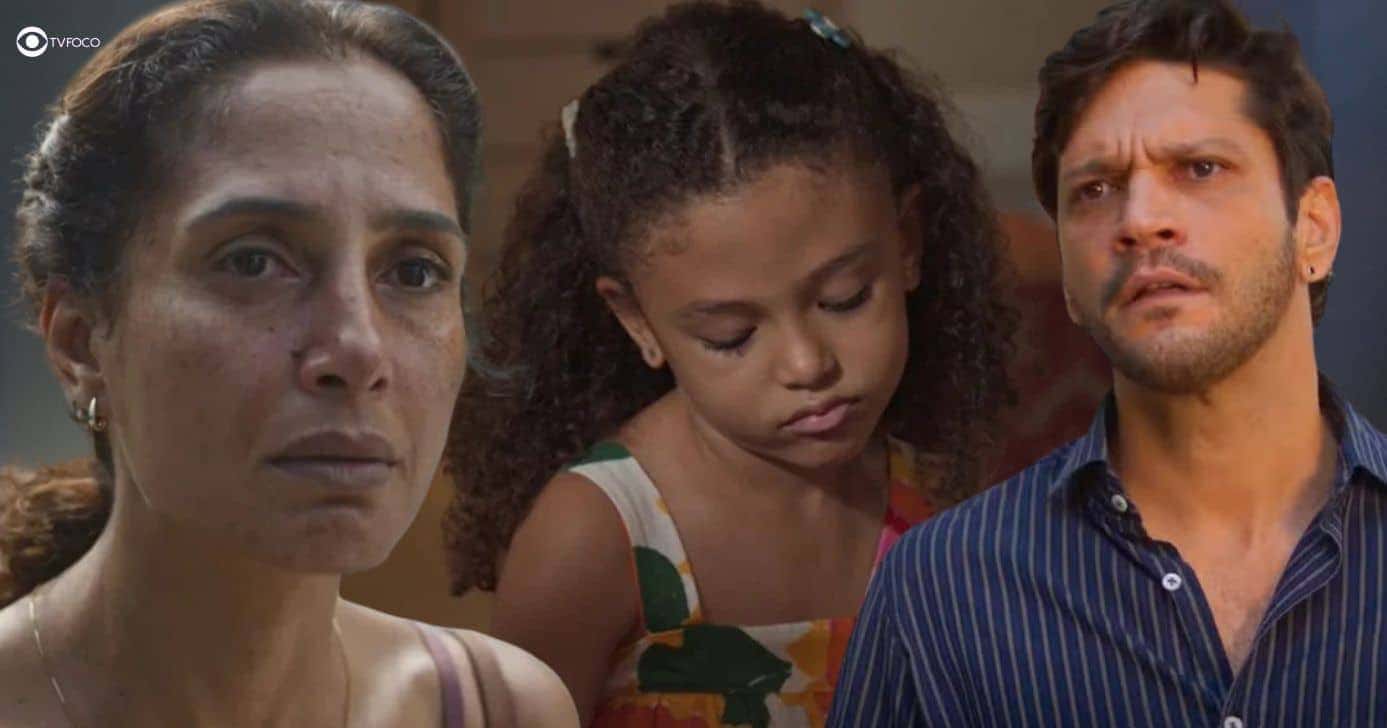 Ellen, Sofia e Vanderson em Dona de Mim (Foto: Reprodução / Globo / Montagem TV Foco)