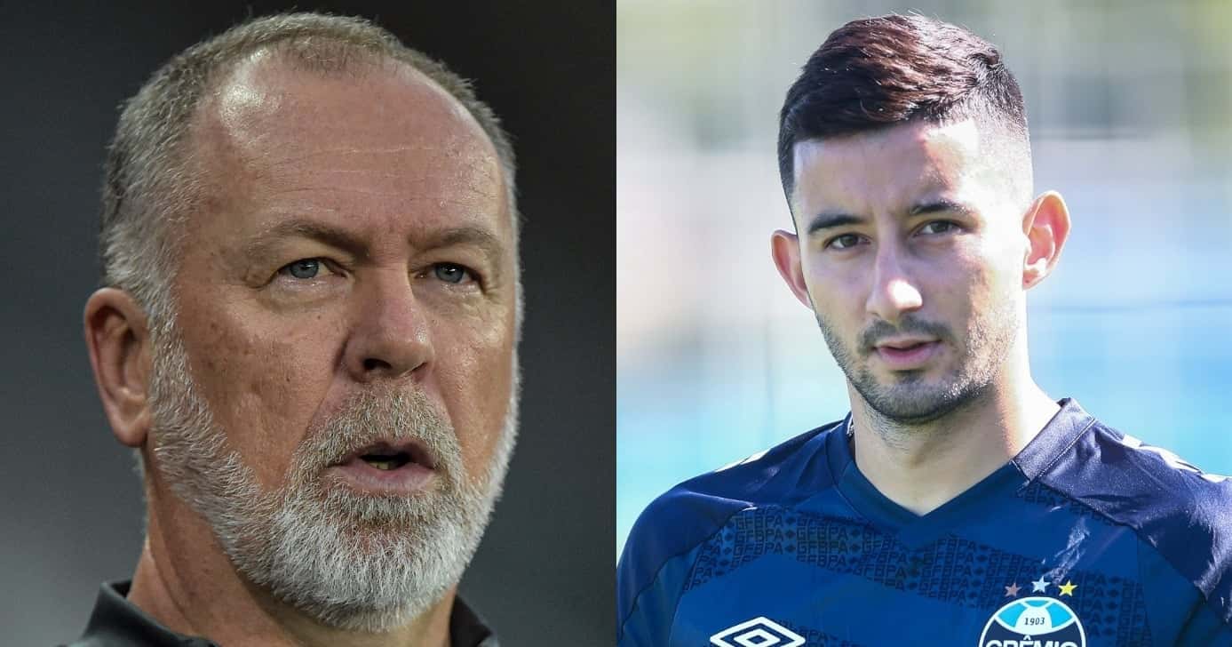 Dupla de Villasanti arma adeus no Grêmio para jogar no Peñarol (Foto: Reprodução/Montagem TV Foco)
