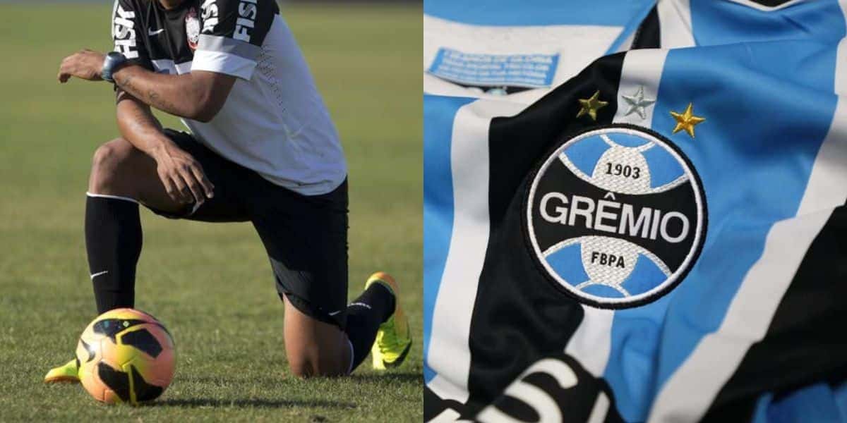 Desfecho de chegada de craque do Corinthians ao Grêmio (Reprodução: Montagem TV Foco)