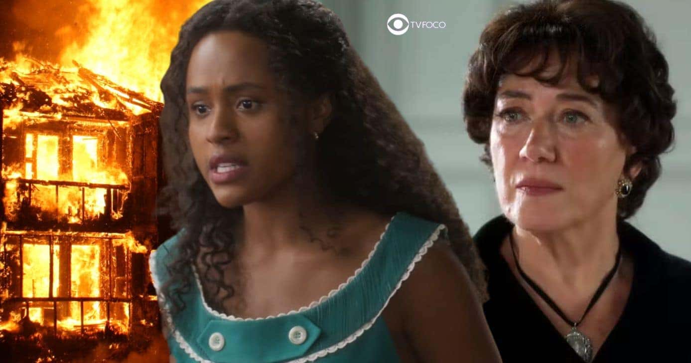 Incêndio, Beatriz e Maristela em Garota do Momento (Foto: Reprodução / Globo / Montagem TV Foco)