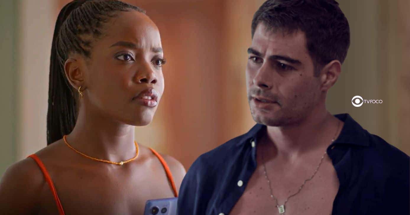 Leona e Davi em Dona de Mim (Foto: Reprodução / Globo / Montagem TV Foco)