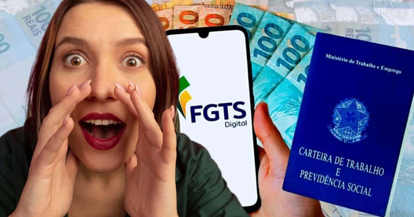 Veja como sacar valores do FGTS (Foto Reprodução/Montagem/Tv Foco/Lennita/FGTS/Freepik)