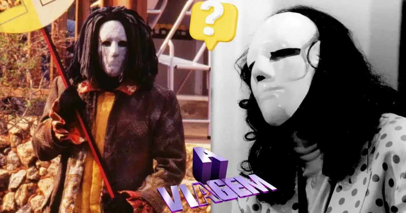 O Mascarado é um personagem icônico da novela A Viagem (Foto: Reprodução / Globo / Montagem TV Foco)