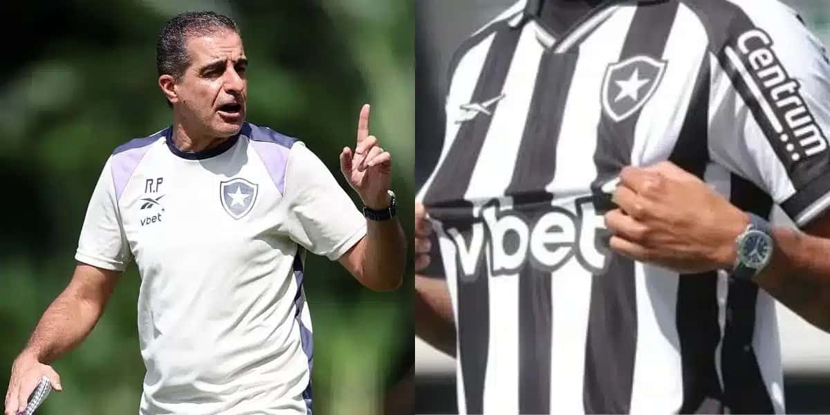 Renato Paiva vibra com três reforços ao Botafogo (Reprodução: Vitor Silva)