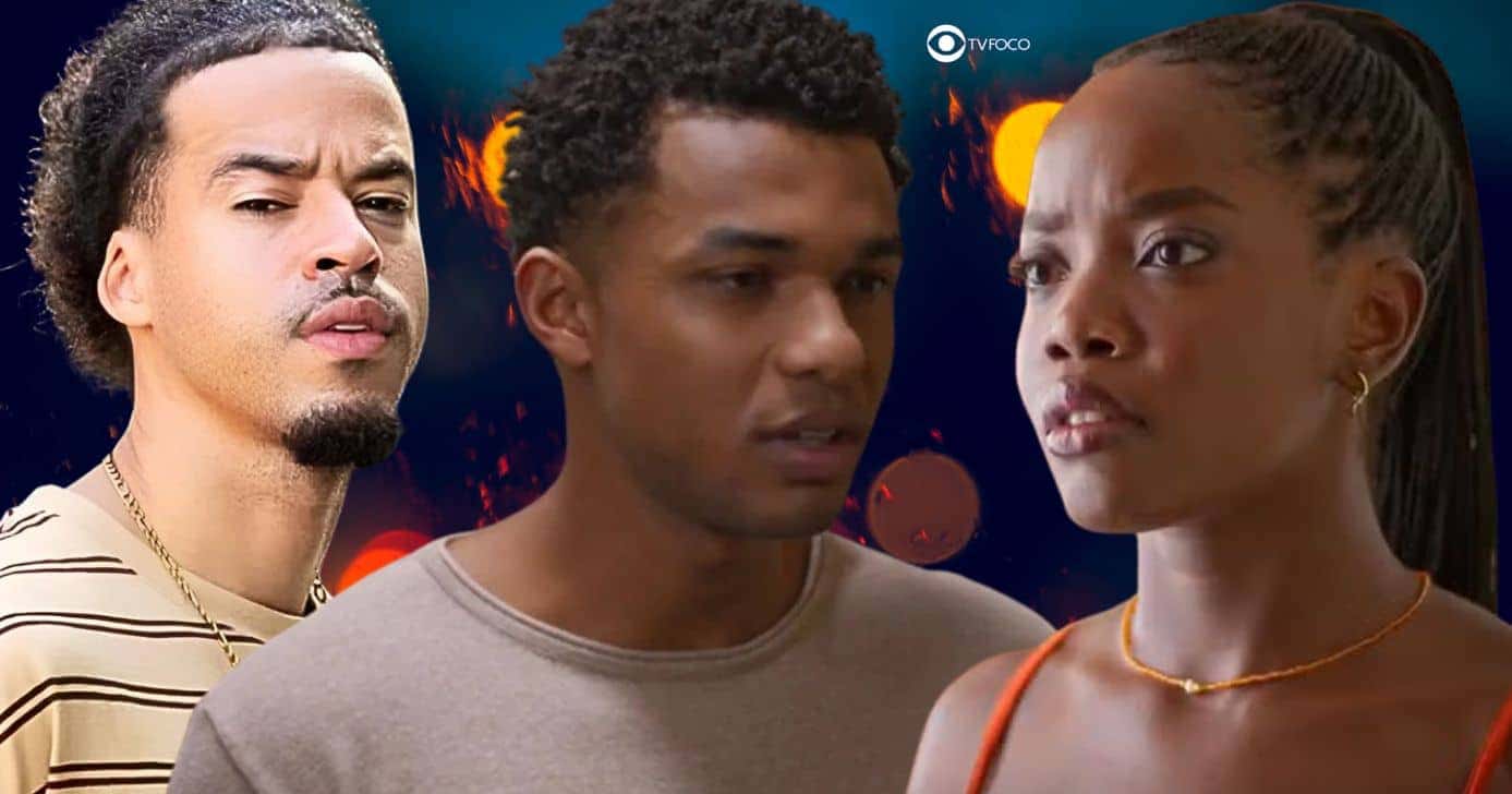 Ryan, Samuel e Leo em Dona de Mim (Foto: Reprodução / Globo / Montagem TV Foco)