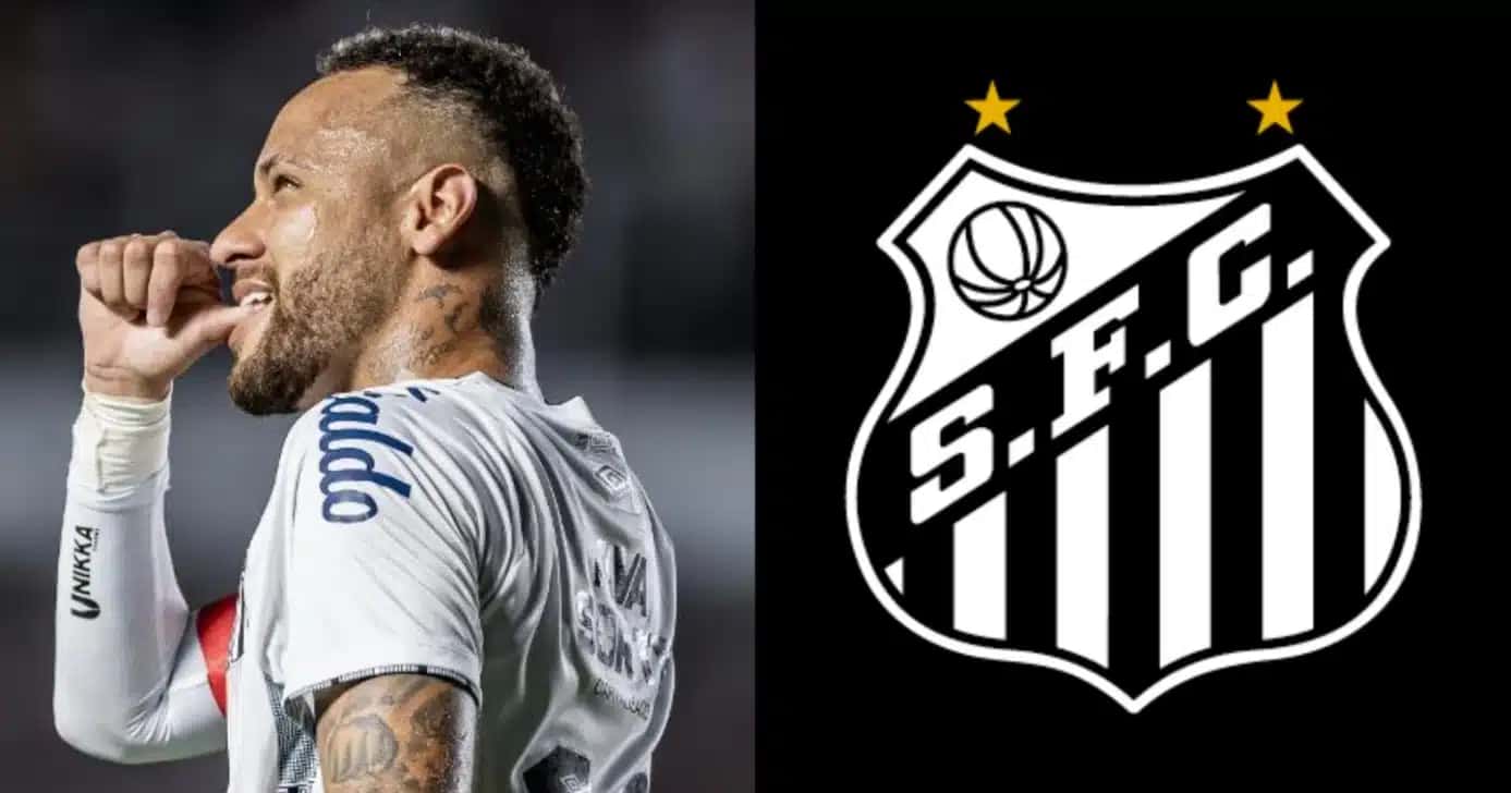 Neymar no Santos - Montagem / TV FOCO