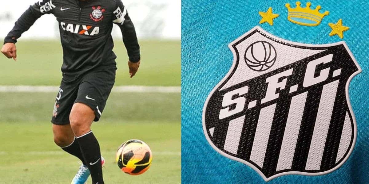 Santos tem desfecho de contratação de craque do Corinthians (Reprodução: Montagem TV Foco)