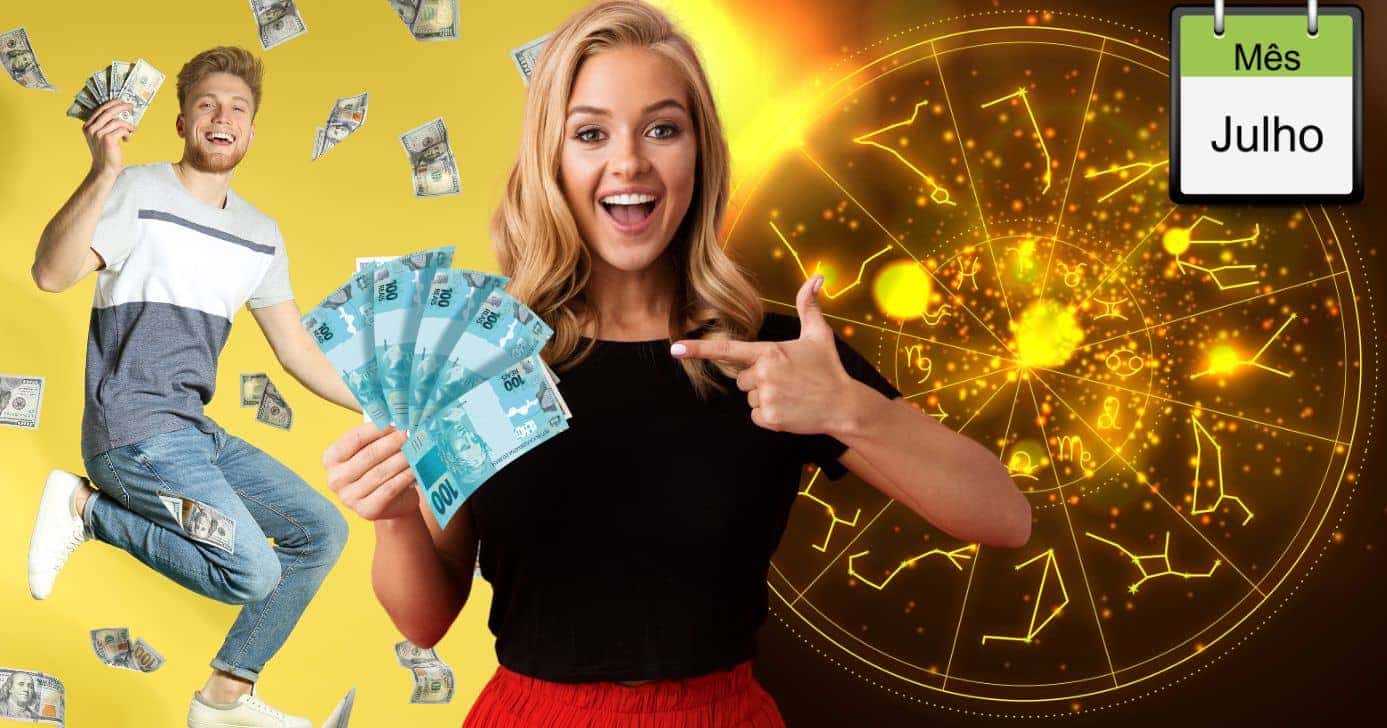 Signos com prosperidade em julho (Foto: Reprodução / Canva / Montagem TV Foco)