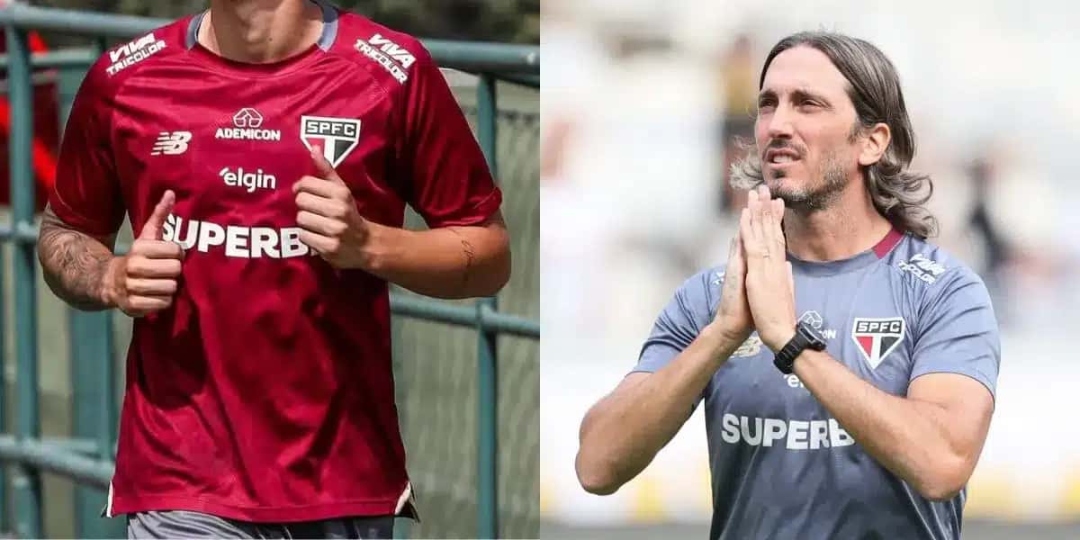 Zubeldía em festa com retorno ao São Paulo (Reprodução: Gilson Lobo)