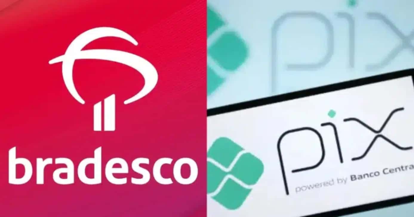 Bradesco comunica alerta ao enviar PIX - Foto: Montagem