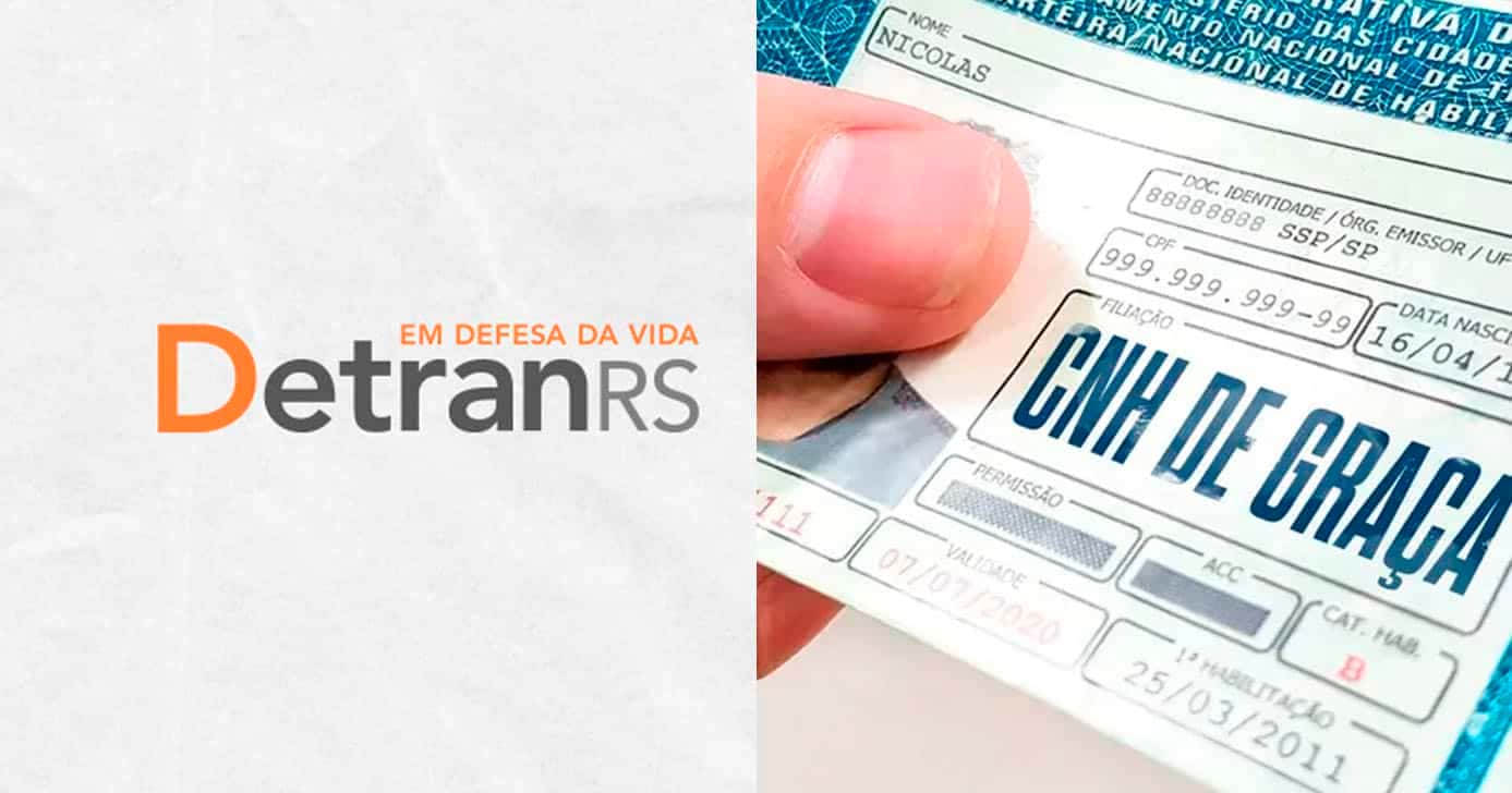 CNH de Graça - Detran RS (Foto: Reprodução)