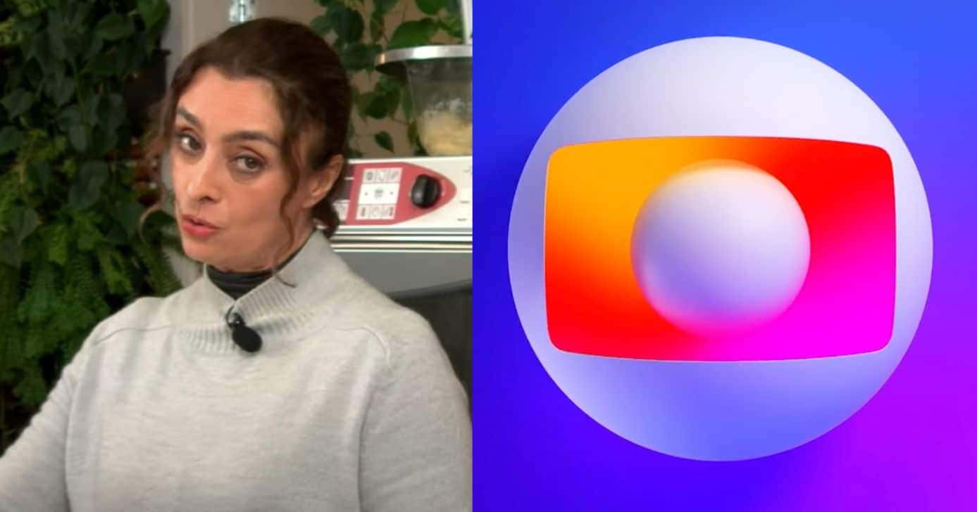 Catia Fonseca e logo da Globo (Fotos: Reproduções / YouTube / GloboPlay)