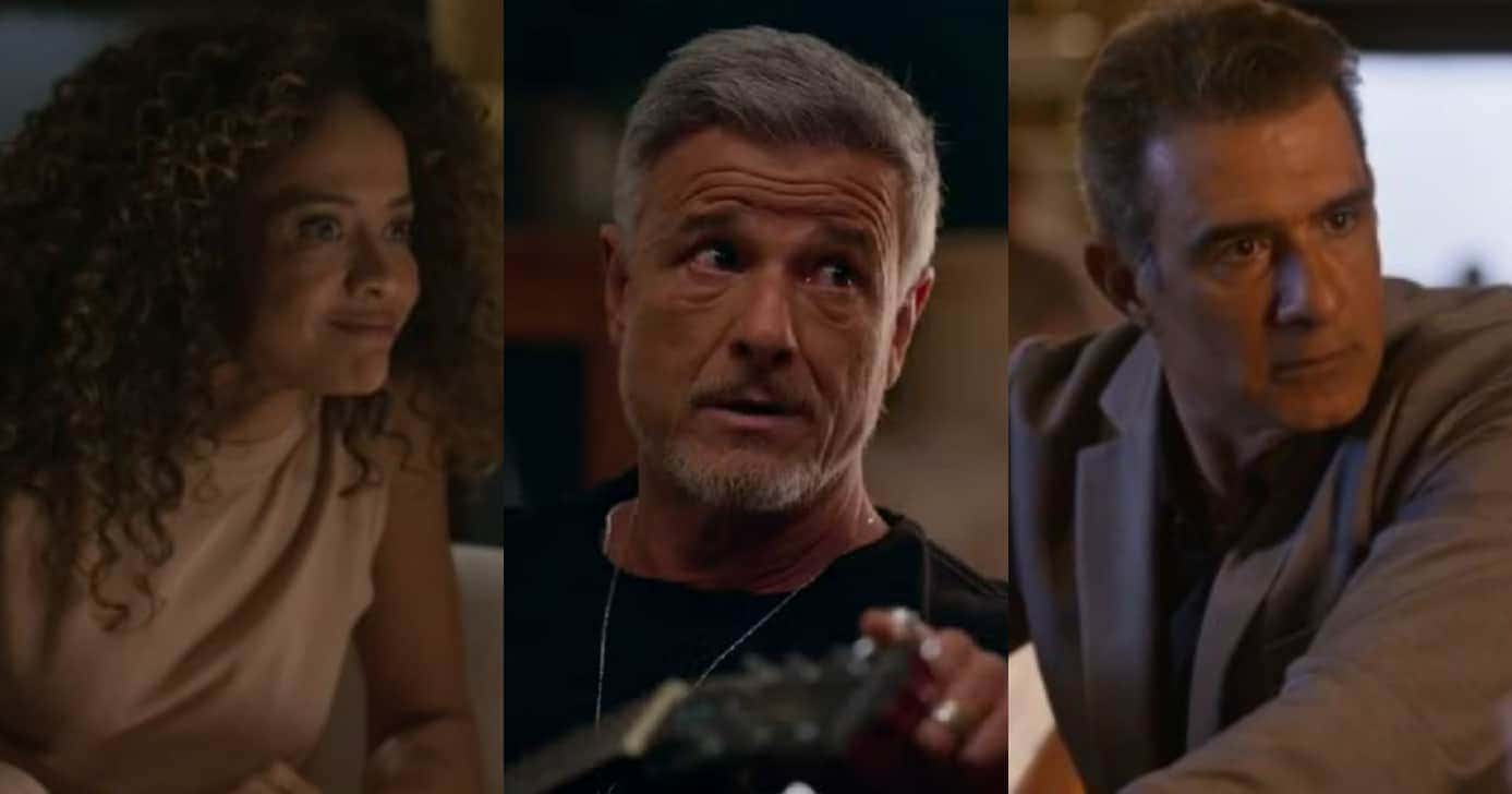Jaques é traído por Ricardo e Tânia em Dona de Mim (Foto: Reprodução/Montagem TV Foco)