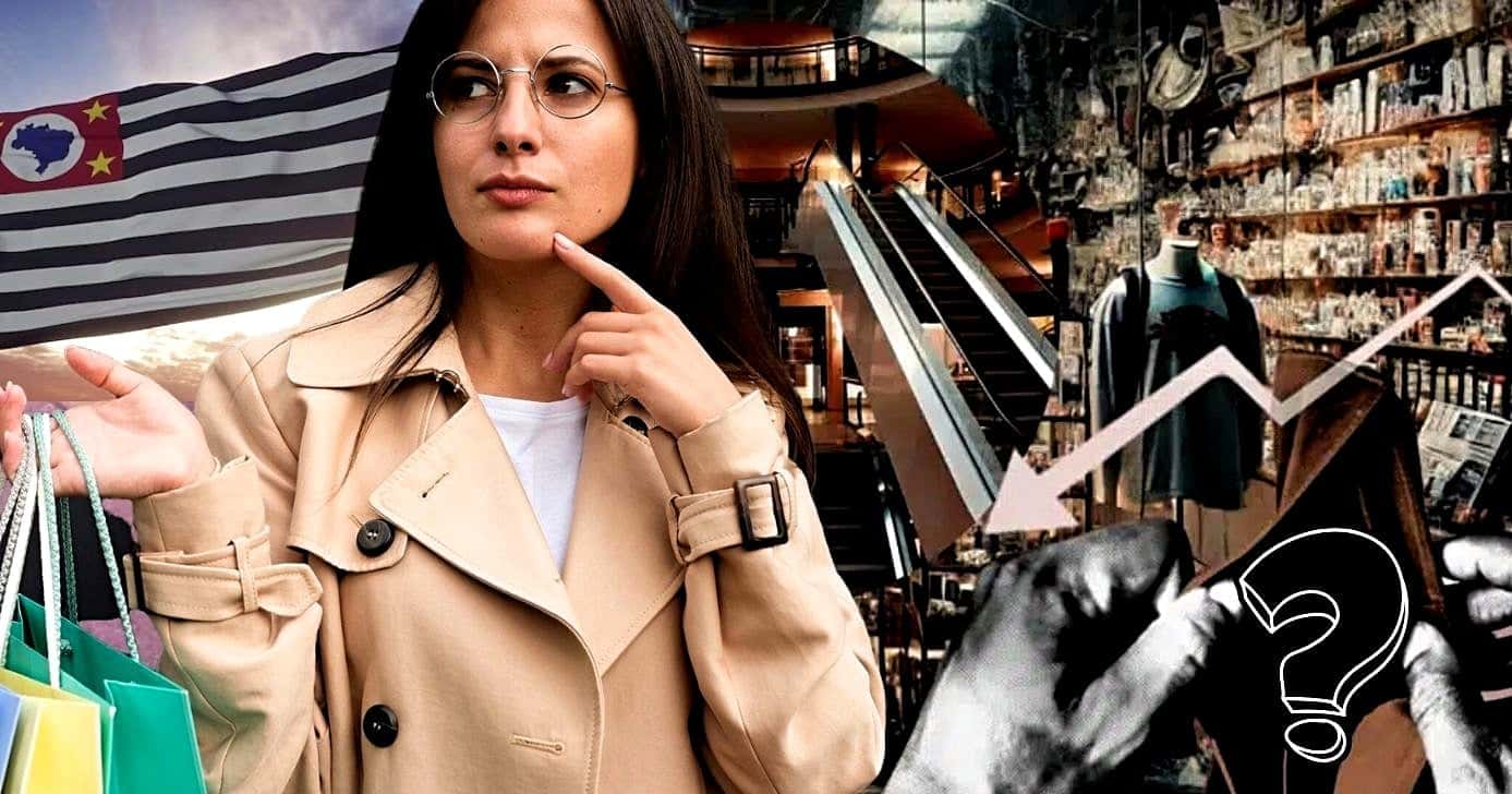 Shopping de São Paulo fechou as portas abruptamente (Foto Reprodução/Montagem/Lennita/TV Foco/Canva)