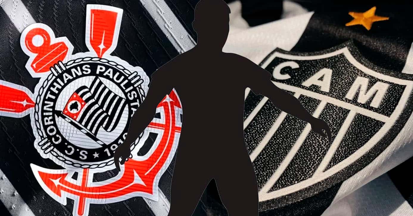 Jogador - Corinthians - Atlético-MG (Foto: Reprodução)
