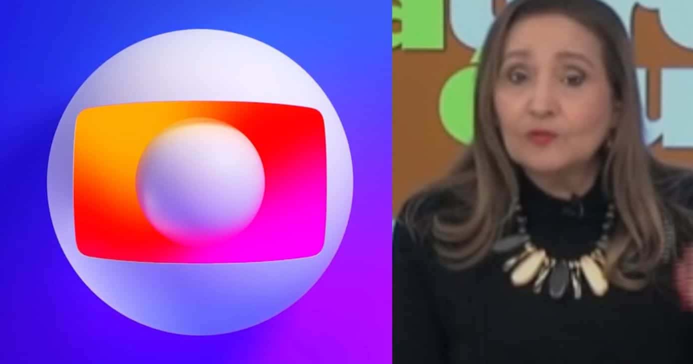Logo da Globo e Sonia Abrão no A Tarde É Sua (Fotos: Reproduções / GloboPlay /RedeTV!)