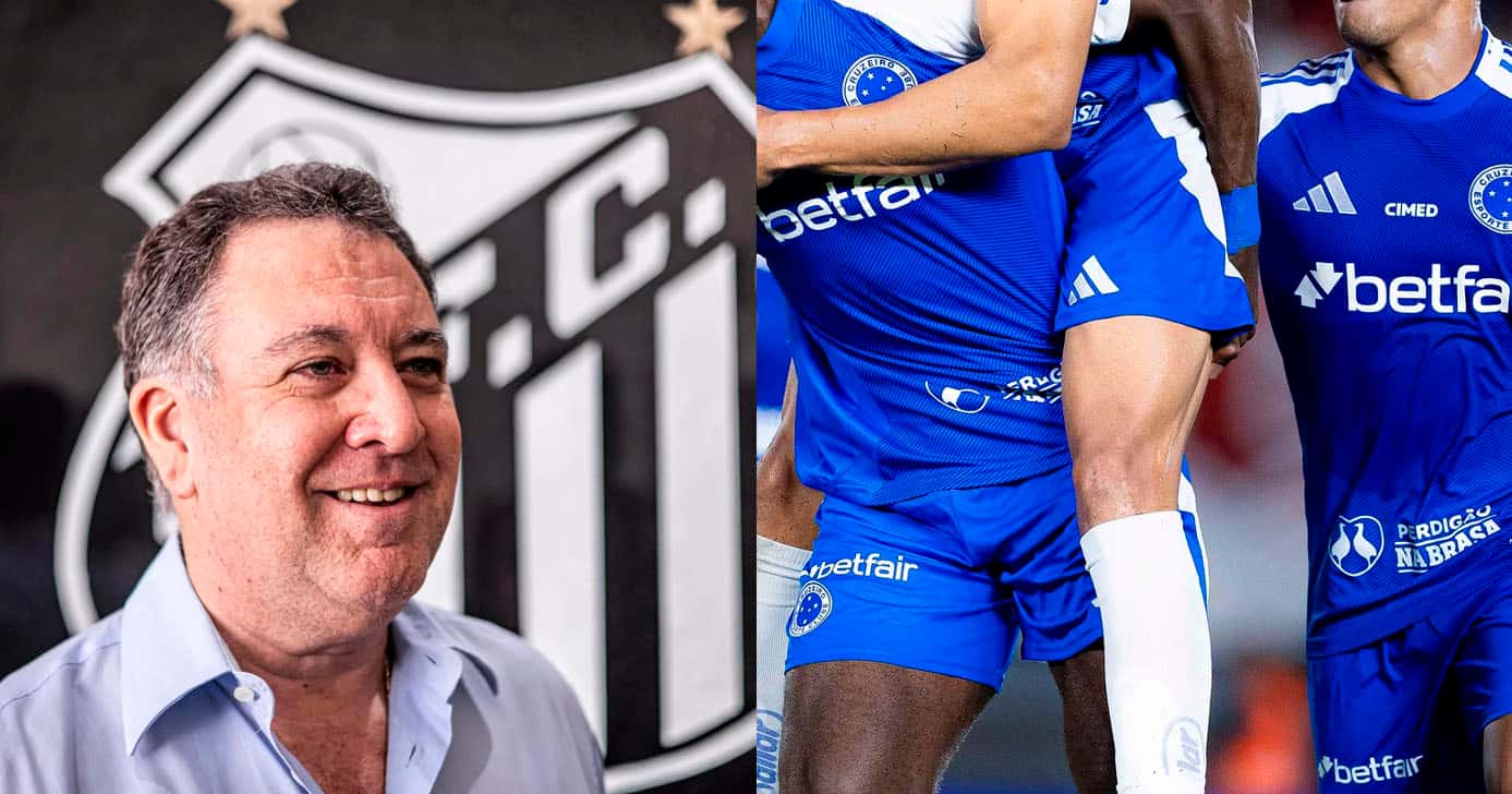 Teixeira - Santos - Cruzeiro (Foto: Reprodução)
