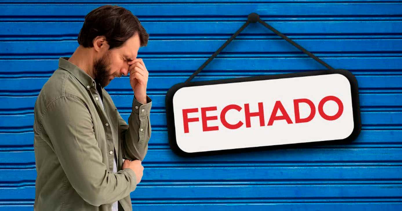 Loja fechada (Foto: Reprodução)