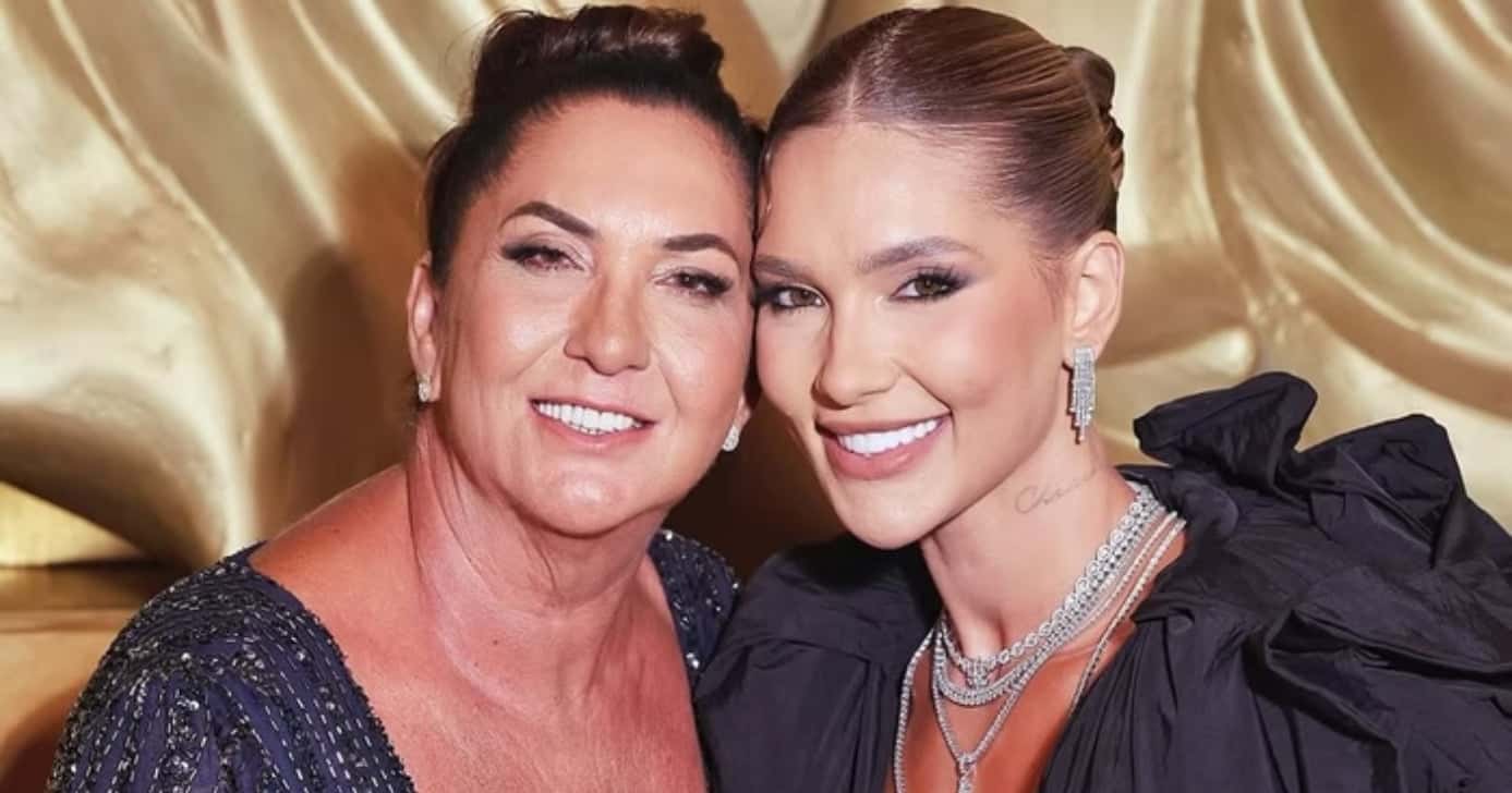 Virginia com a mãe, Margareth (Foto: Divulgação)