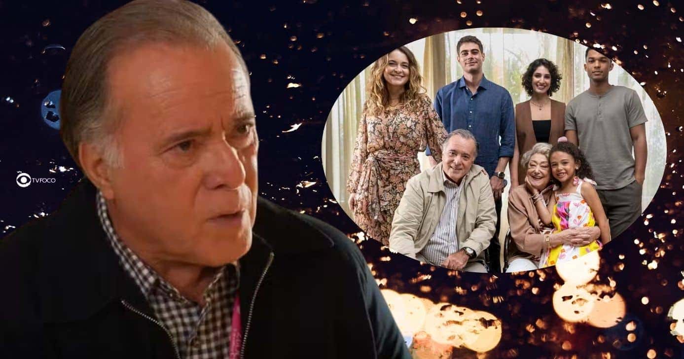Abel e família Boaz em Dona de Mim (Foto: Reprodução / Globo / Montagem TV Foco)