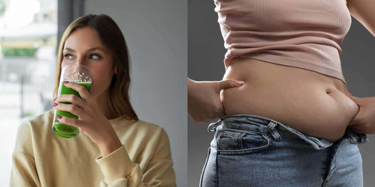 Suco detox para reduzir o inchaço na barriga (Reprodução: Montagem TV Foco)