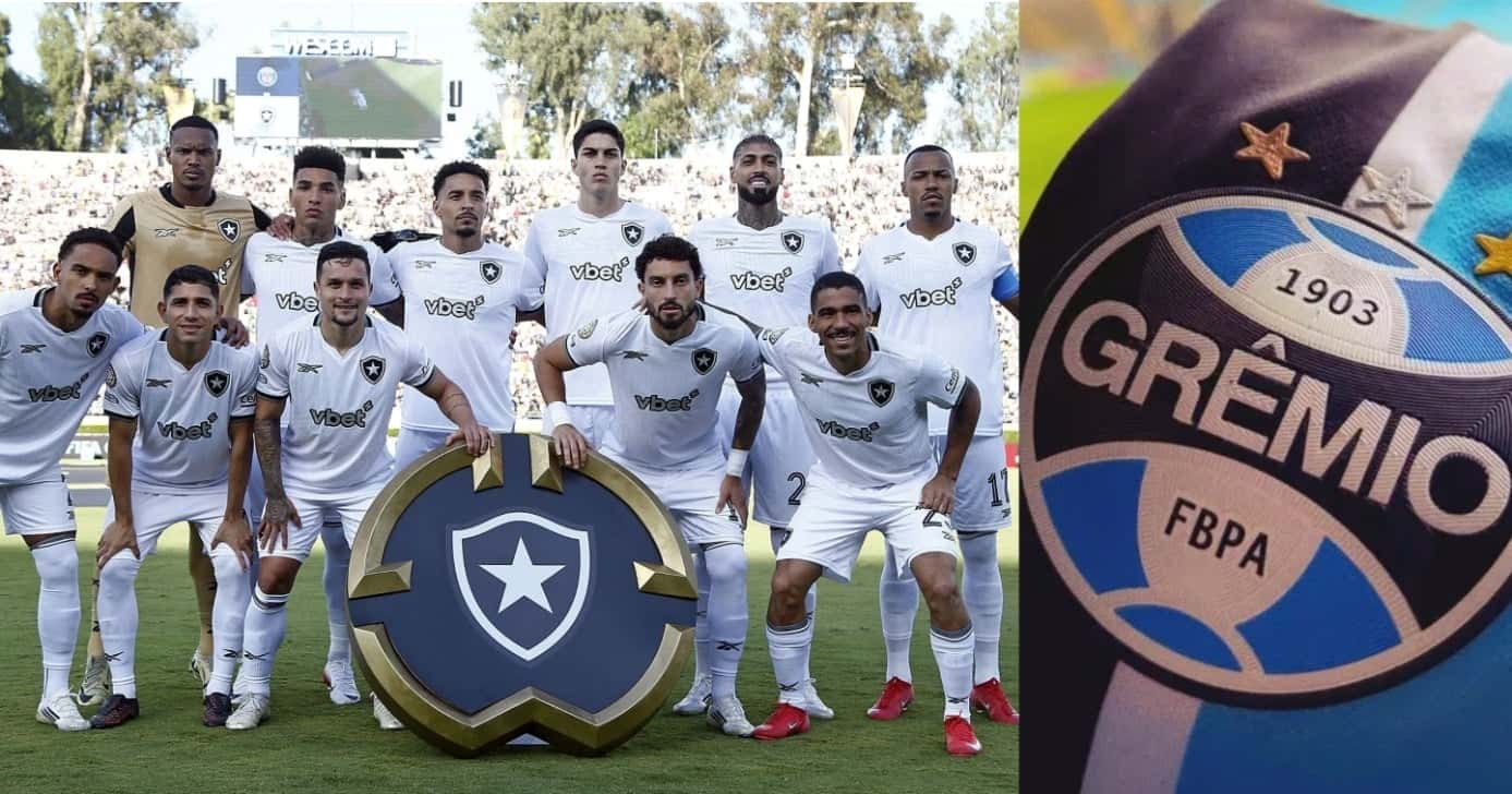Dupla de Igor Jesus arruma as malas no Botafogo para jogar no Grêmio - Montagem / TV FOCO