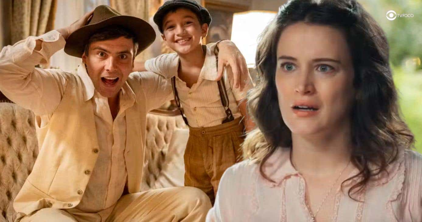 Candinho, Samir e Maria em Êta Mundo Melhor! (Foto: Reprodução / Globo / Montagem TV Foco)