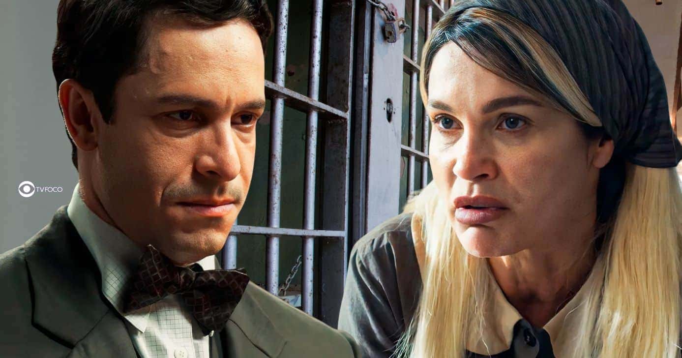 Celso e Sandra em Êta Mundo Melhor! (Foto: Reprodução / Globo / Montagem TV Foco)